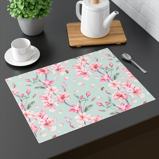 Cherry Blossoms and Honey Bees Placemat
