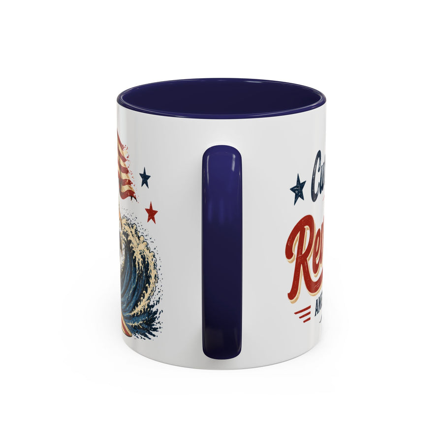 Revolutionary Surfing George Washington Mug