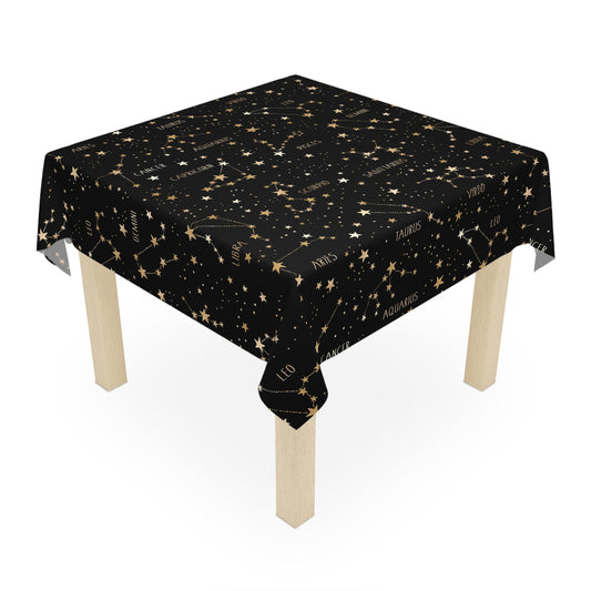 Stars and Zodiac Signs Tablecloth