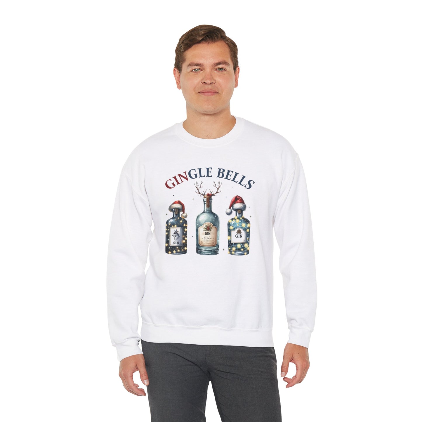 Ginglebells Unisex Christmas Crewneck Sweatshirt