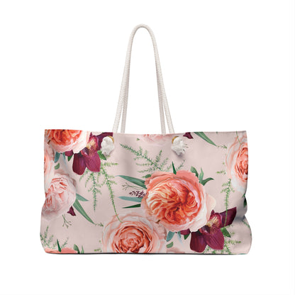 Blush Roses Weekender Bag