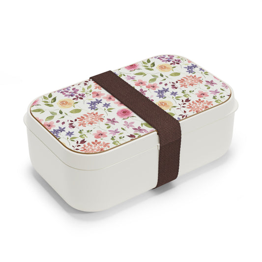 Yellow and Pink Roses Bento Lunch Box