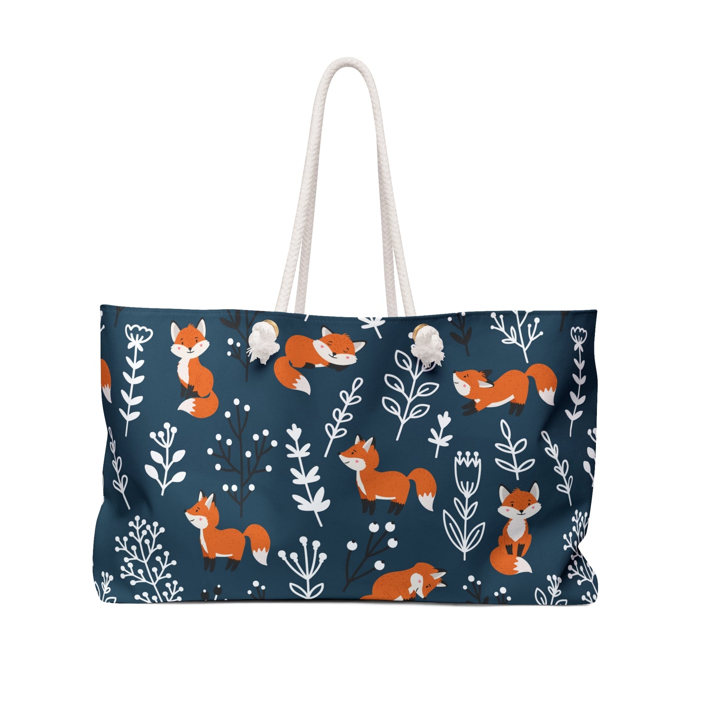 Happy Foxes Weekender Bag