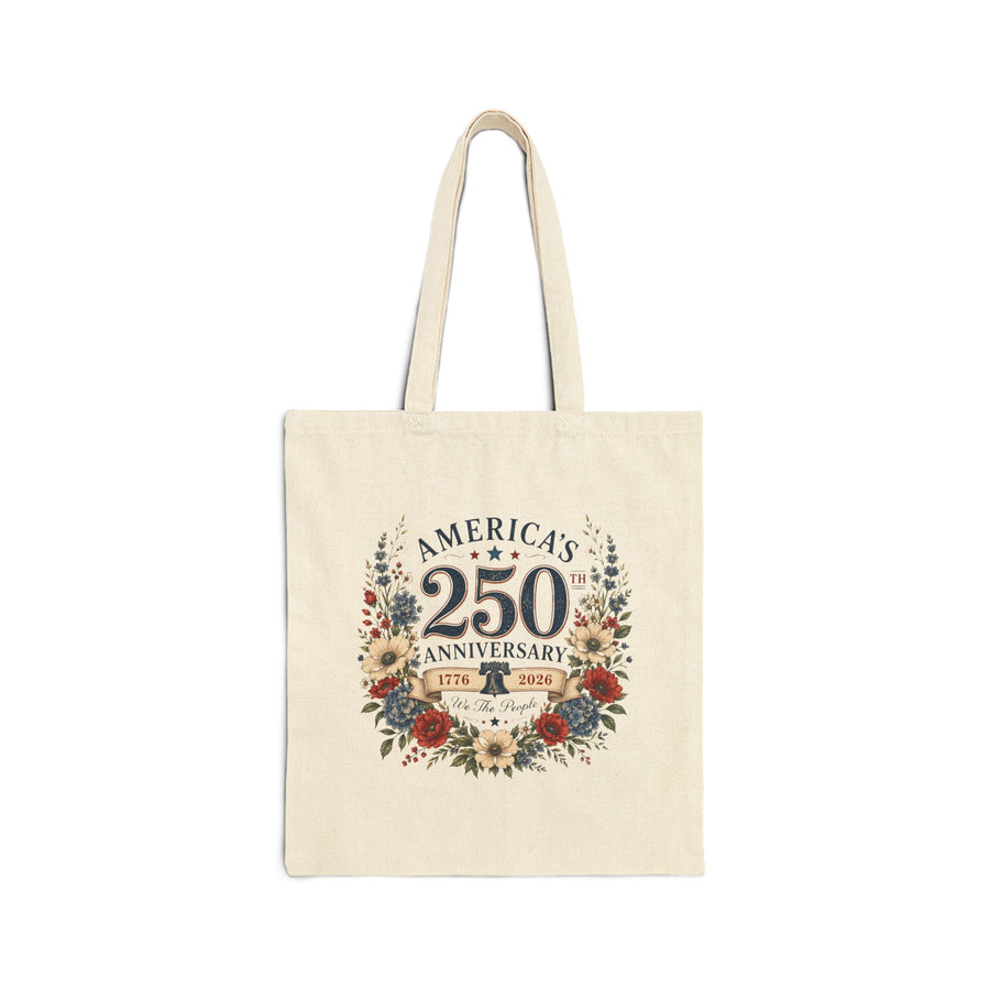 America's 250th Anniversary Floral Wreath Tote