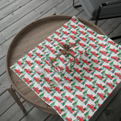 Christmas Tree Farm Gift Wrap Paper