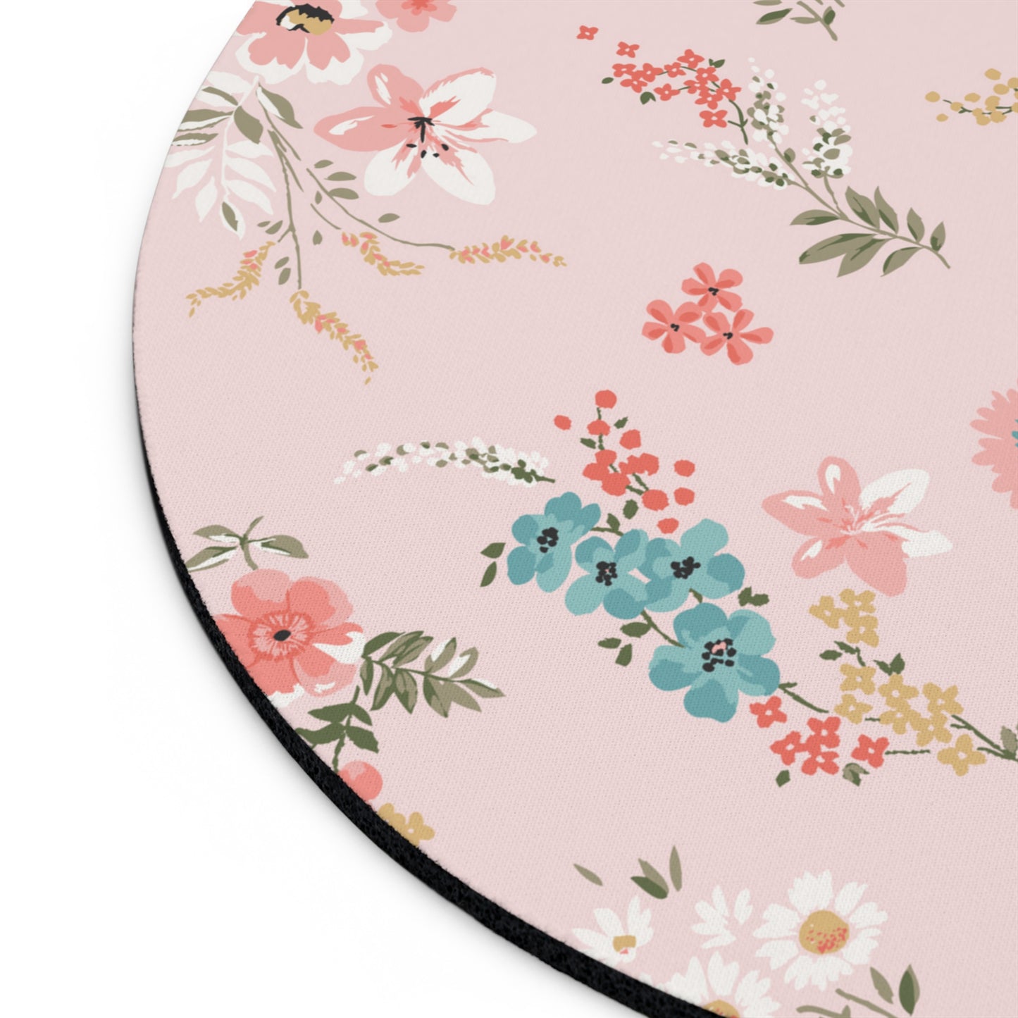 Daisies Pink Mouse Pad