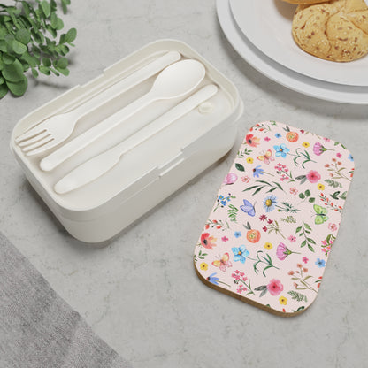 Spring Daisies and Butterflies Bento Lunch Box