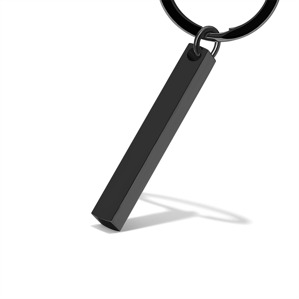 Custom Spotify Code Bar Keychain - 3D Engraved Music Key Chain