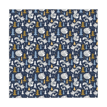 Arctic Foxes Tablecloth