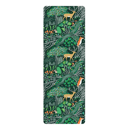 Emerald Forest Rubber Yoga Mat