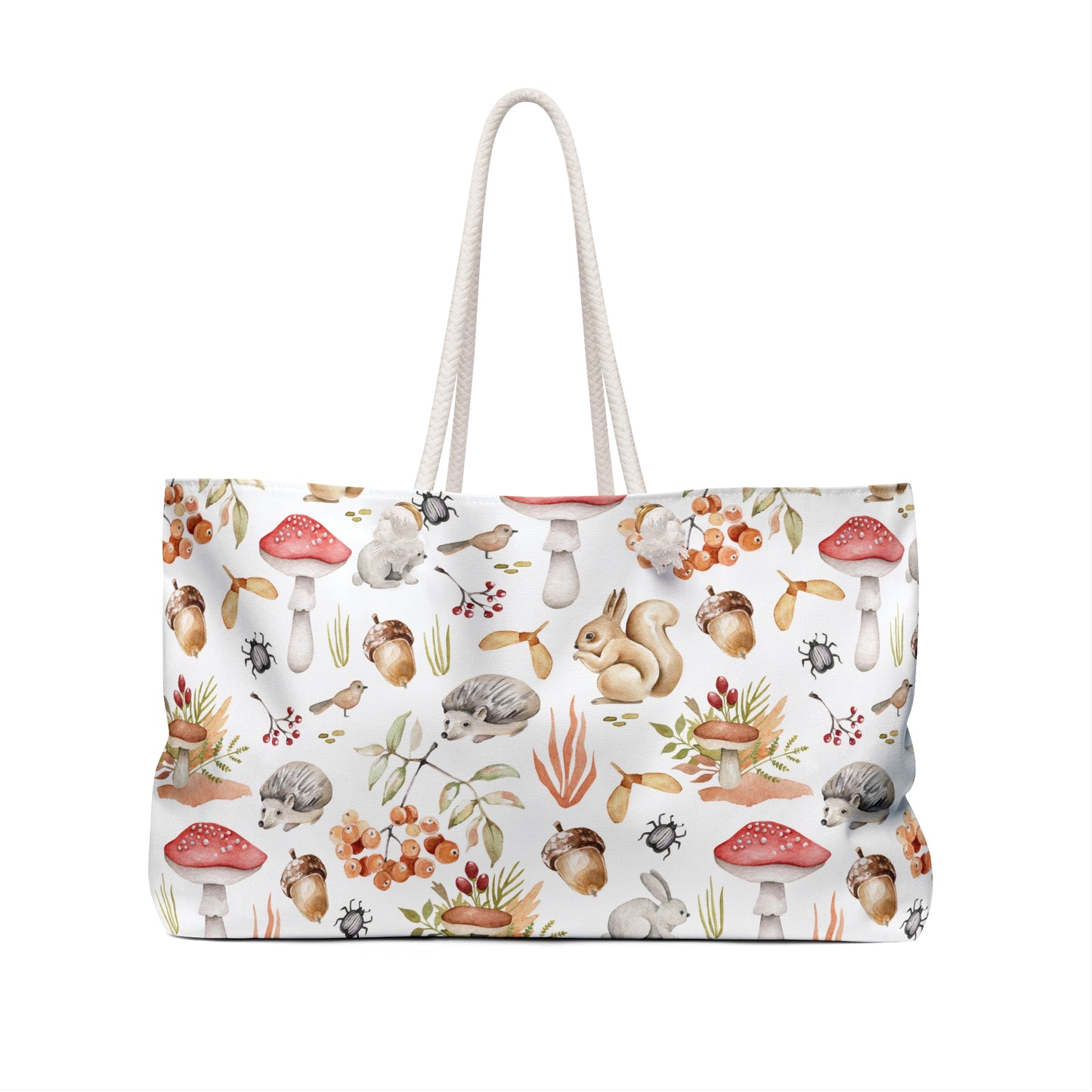 Fall Forest Animals Weekender Bag
