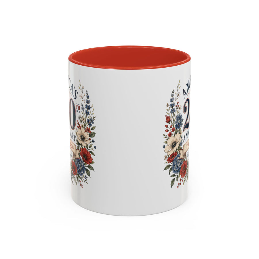 America's 250th anniversary 250 mug detail