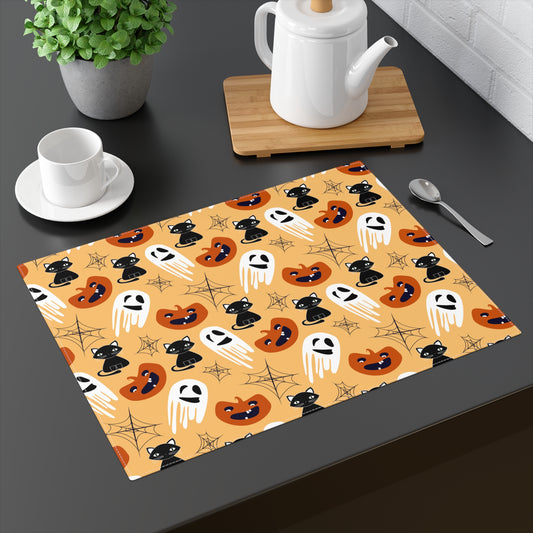 Halloween Cats and Ghosts Placemat