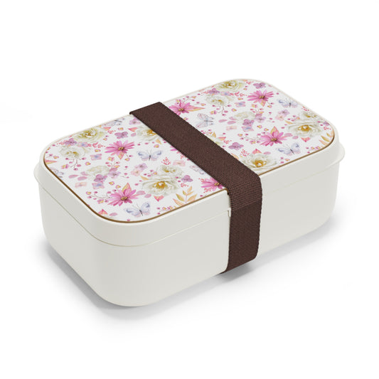 Spring Butterflies and Roses Bento Lunch Box