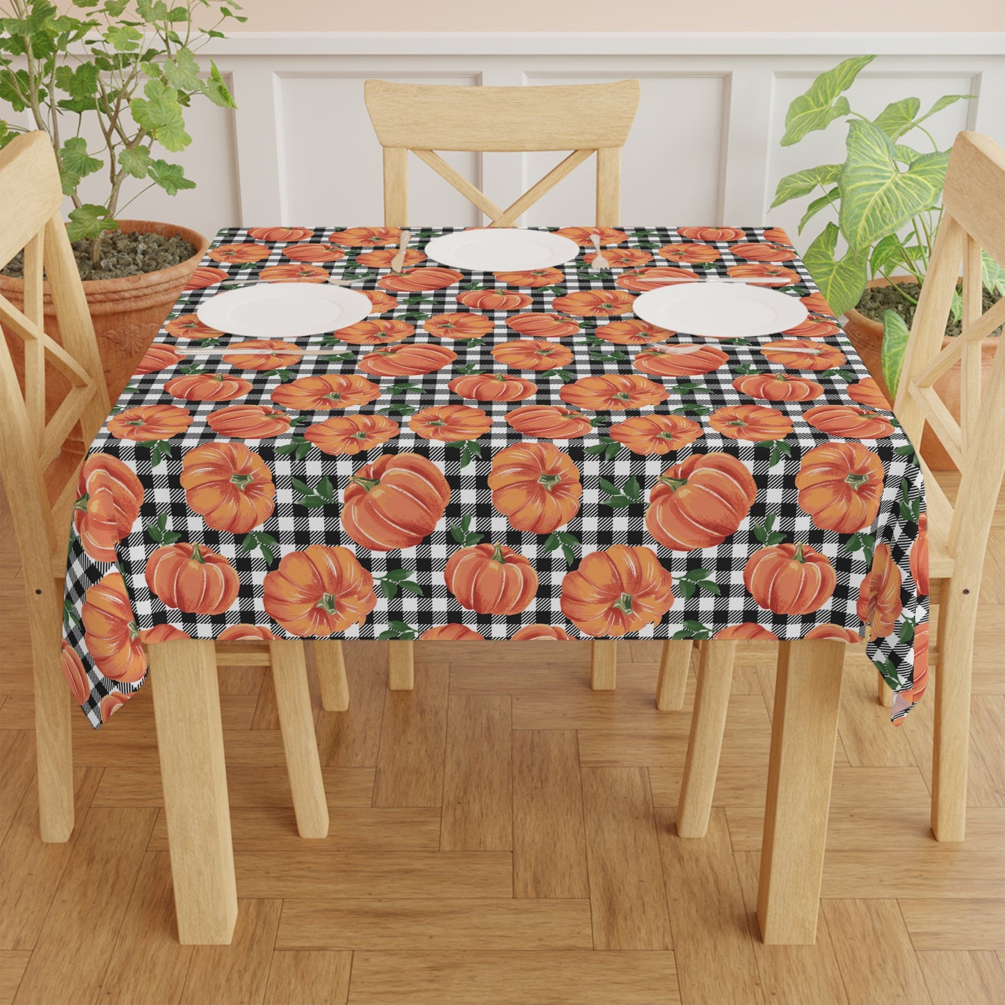 Farmhouse Pumpkins Tablecloth
