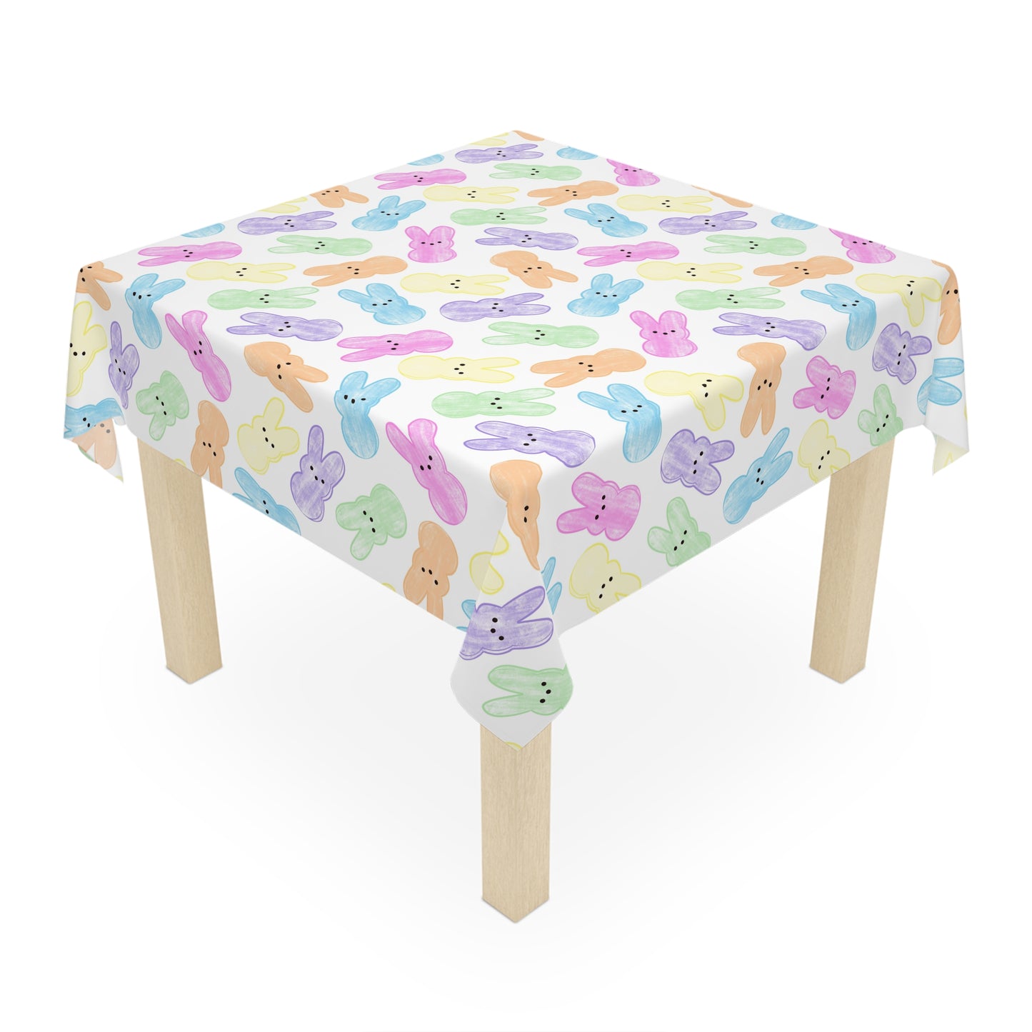 Easter Pastel Peeps Tablecloth