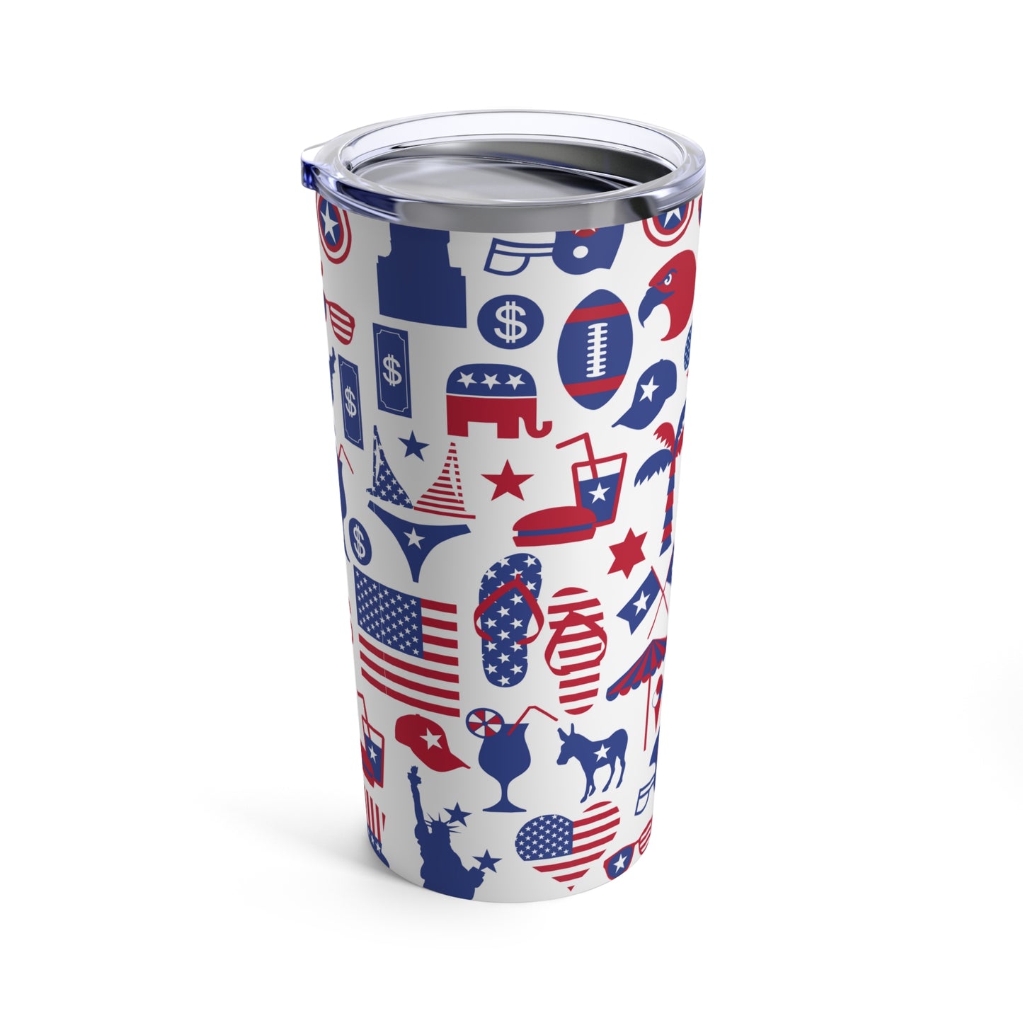 All American Red and Blue Tumbler 20oz