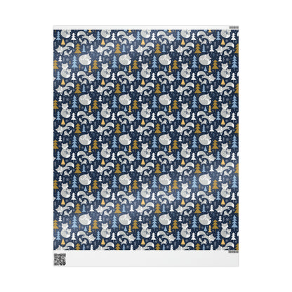 Arctic Foxes Gift Wrap Paper