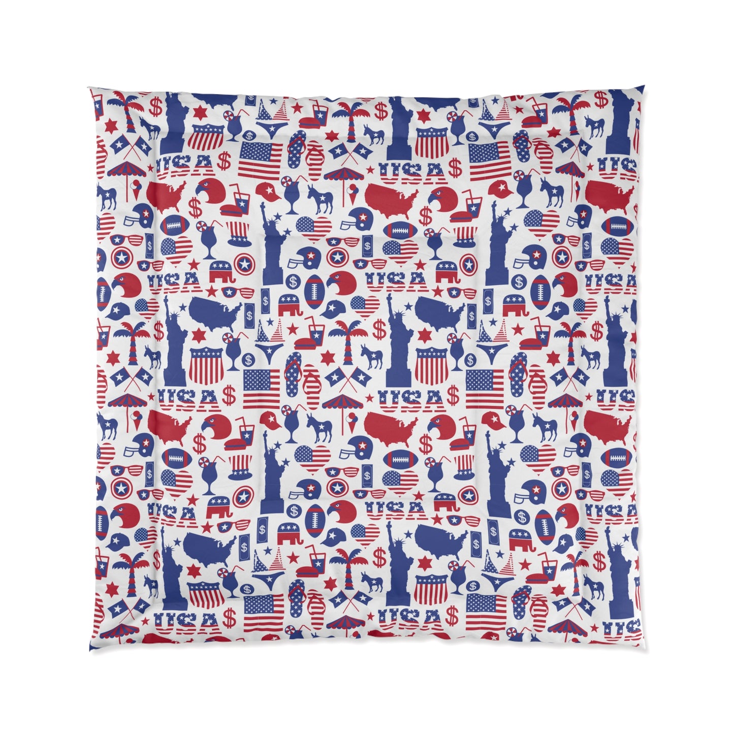 All American Red and Blue Comforter