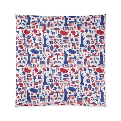 All American Red and Blue Comforter