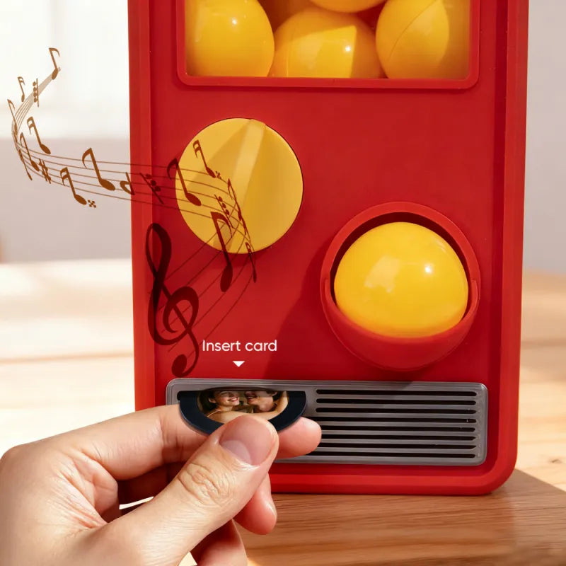 Personalized Music Gachapon Machine - Custom Photo & Song Capsules