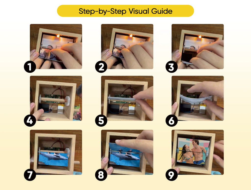 Custom Photo & Music Flipbook - Personalized Animated Memory Box