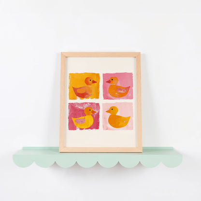 Colorful Duck Themed Art Print product
