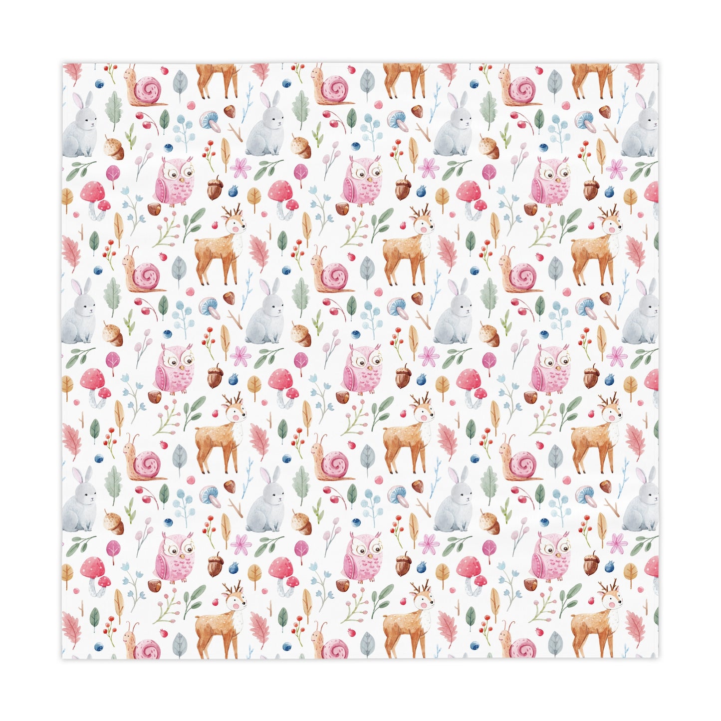 Fairy Forest Animals Tablecloth