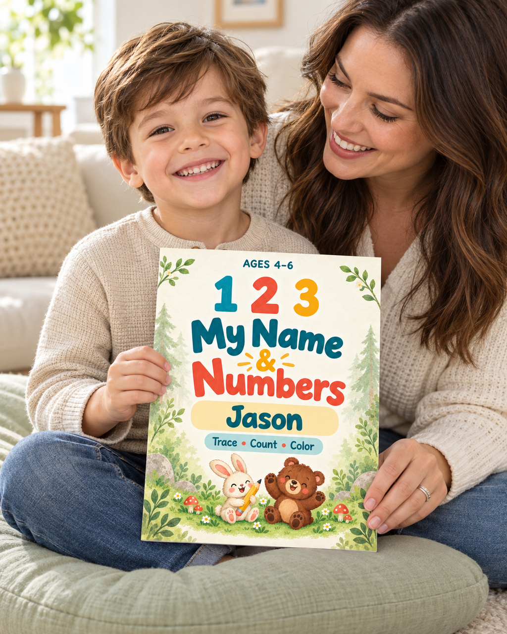 My Name & Numbers Coloring Book