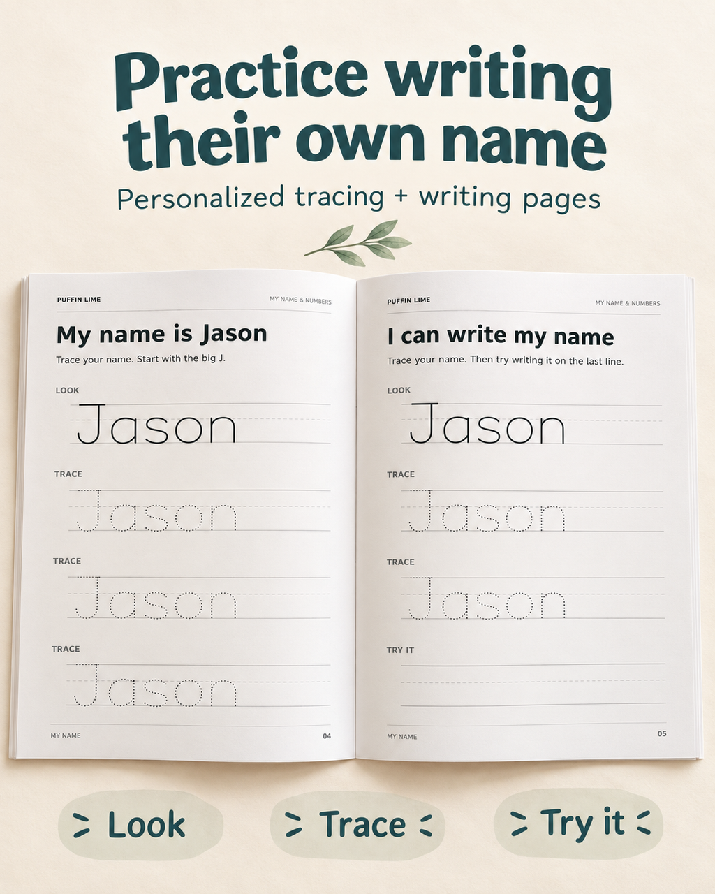 My Name & Numbers Coloring Book