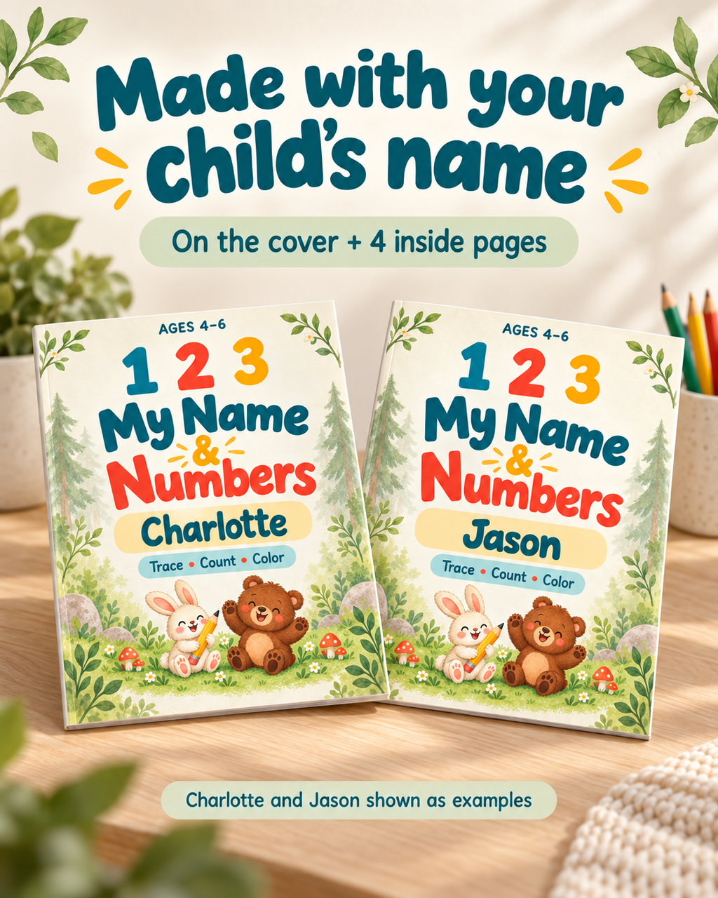 My Name & Numbers Coloring Book
