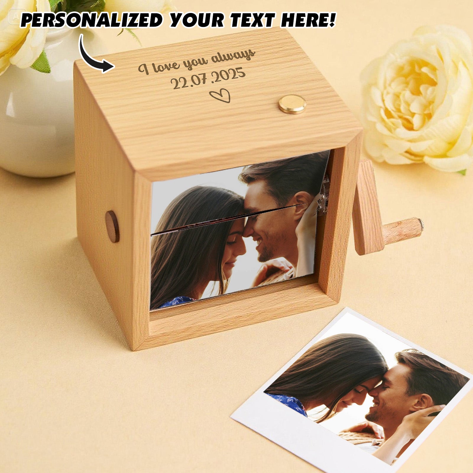 Custom Photo & Music Flipbook - Personalized Animated Memory Box