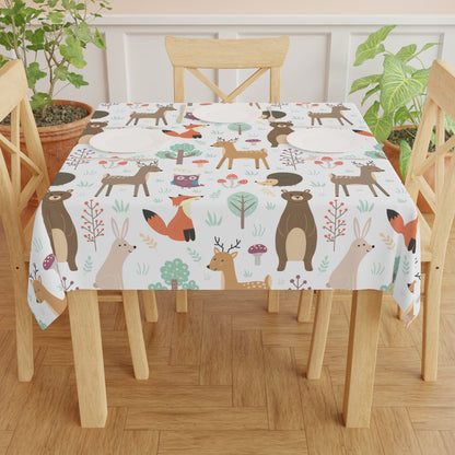 Forest Plants and Animals Tablecloth