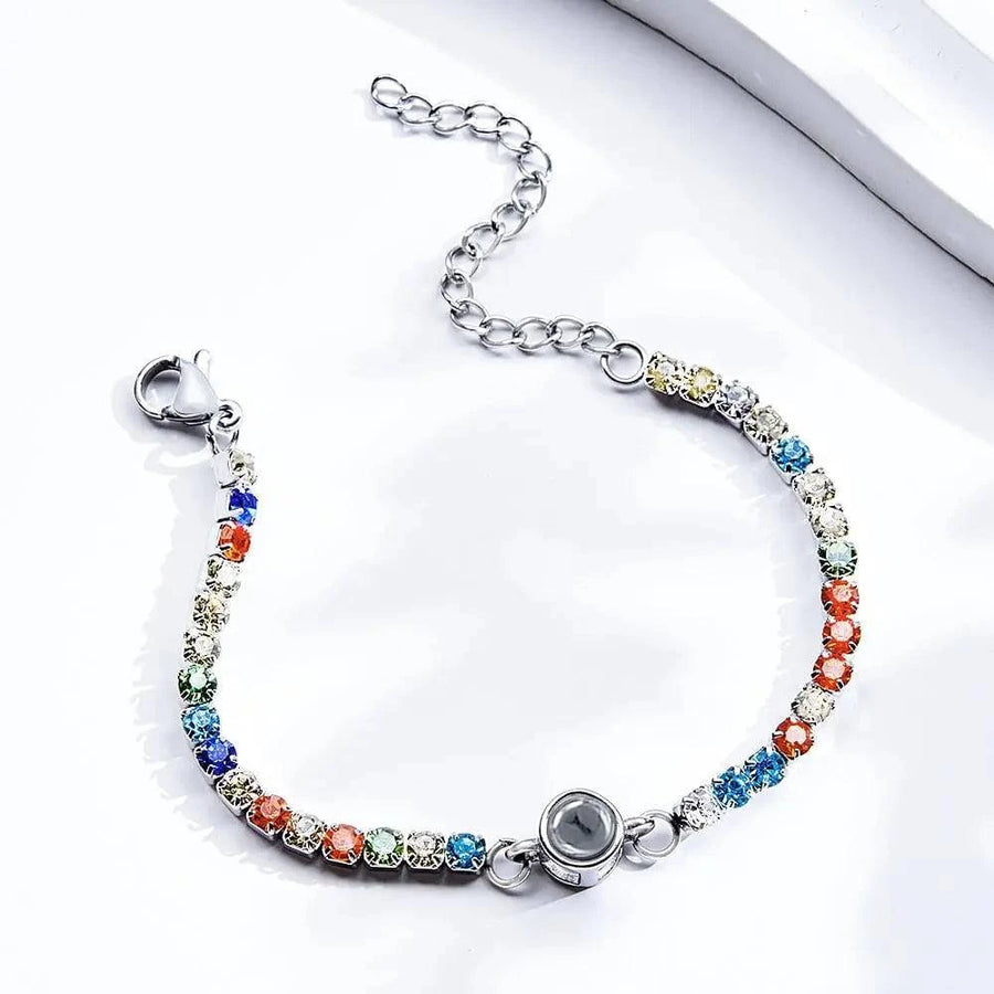 Custom Hidden Photo Bracelet