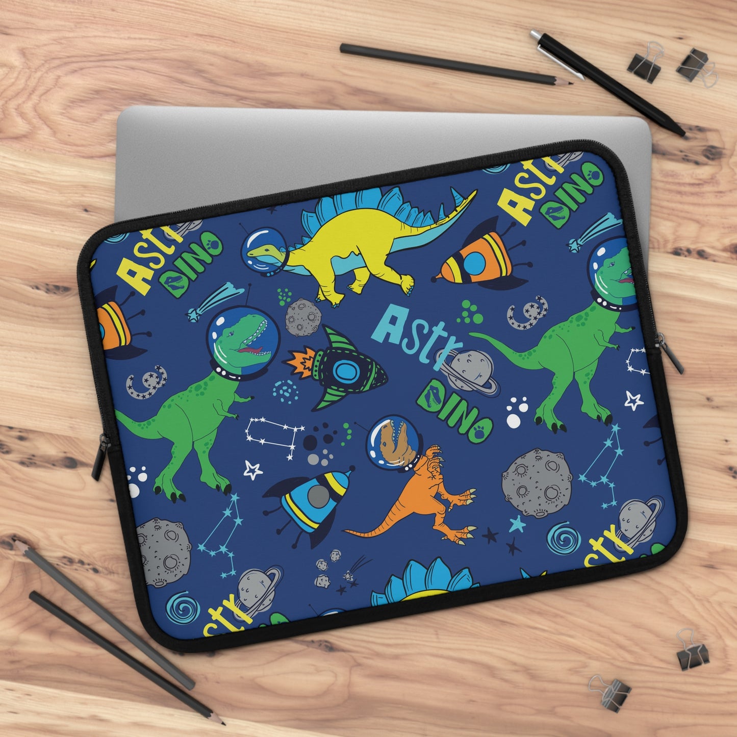 Space Dinosaurs Laptop Sleeve