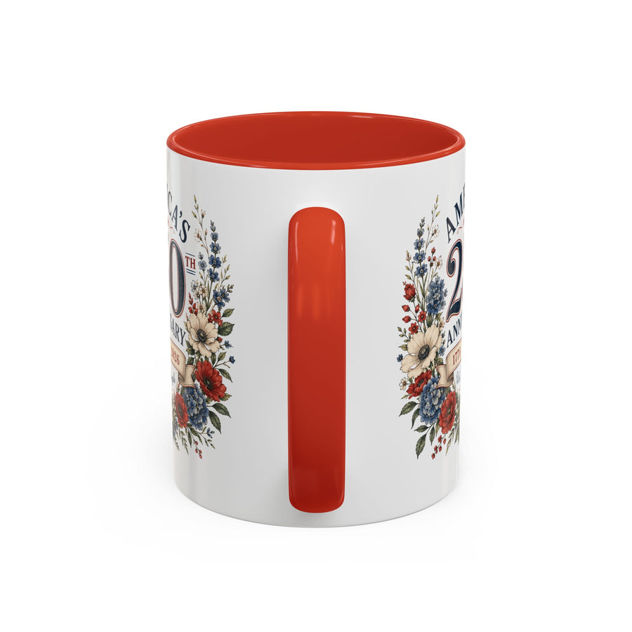 America's 250th Anniversary Accent Coffee Mug