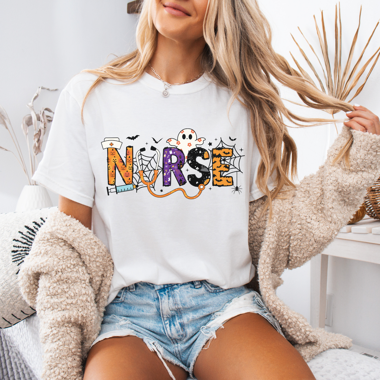 Halloween Nurse T-shirt