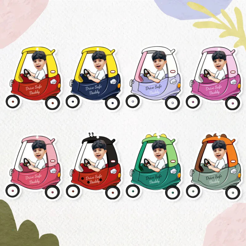 Personalized Drive Safe Car Air Freshener - Custom Photo Ornament