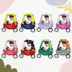 Personalized Drive Safe Car Air Freshener - Custom Photo Ornament