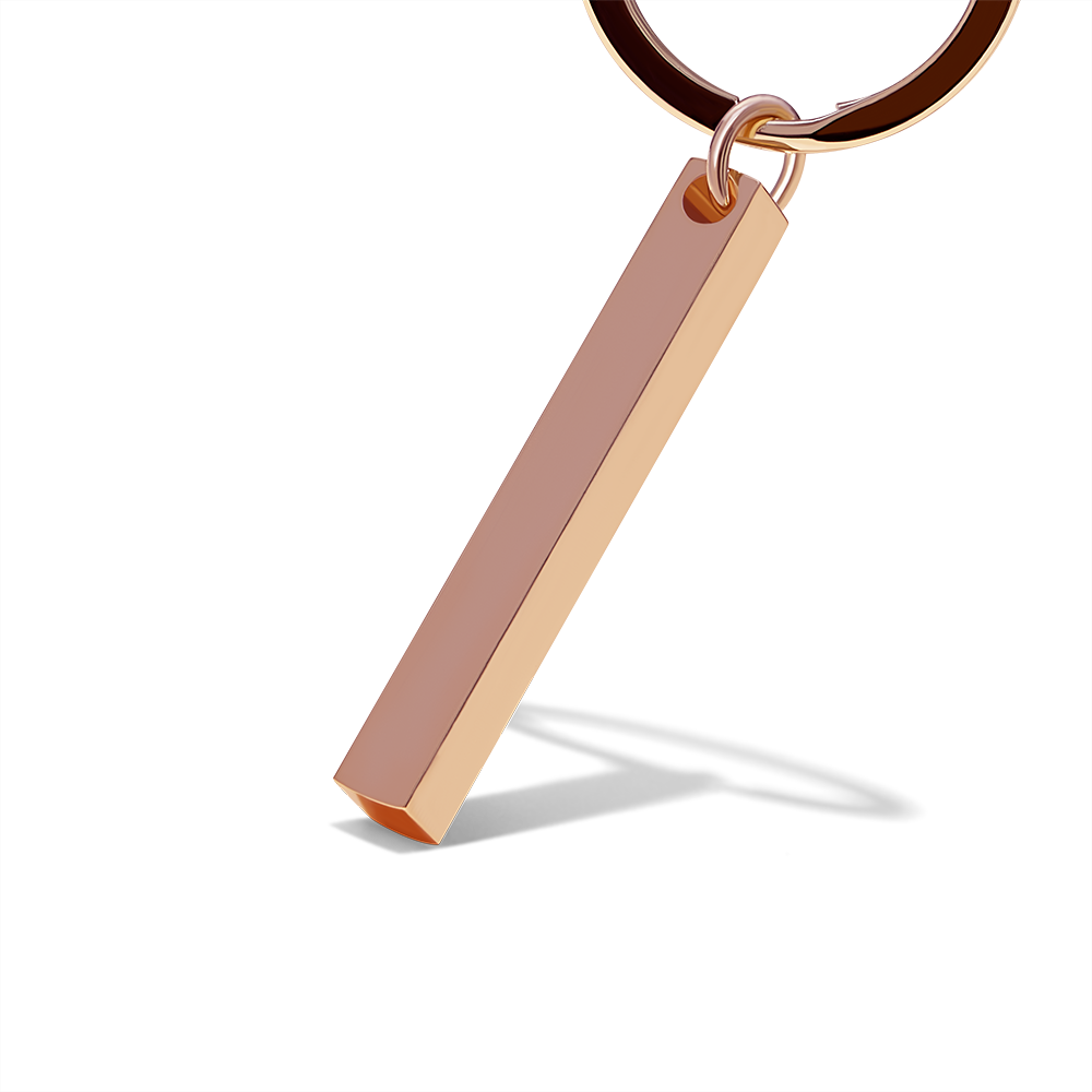 Custom Spotify Code Bar Keychain - 3D Engraved Music Key Chain