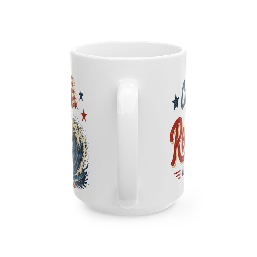 Revolutionary Surfing Patriot Mug