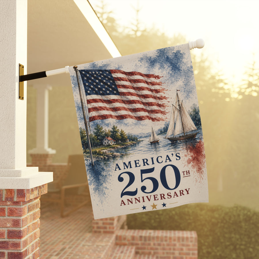 Coastal Sailboat Garden & House Banner