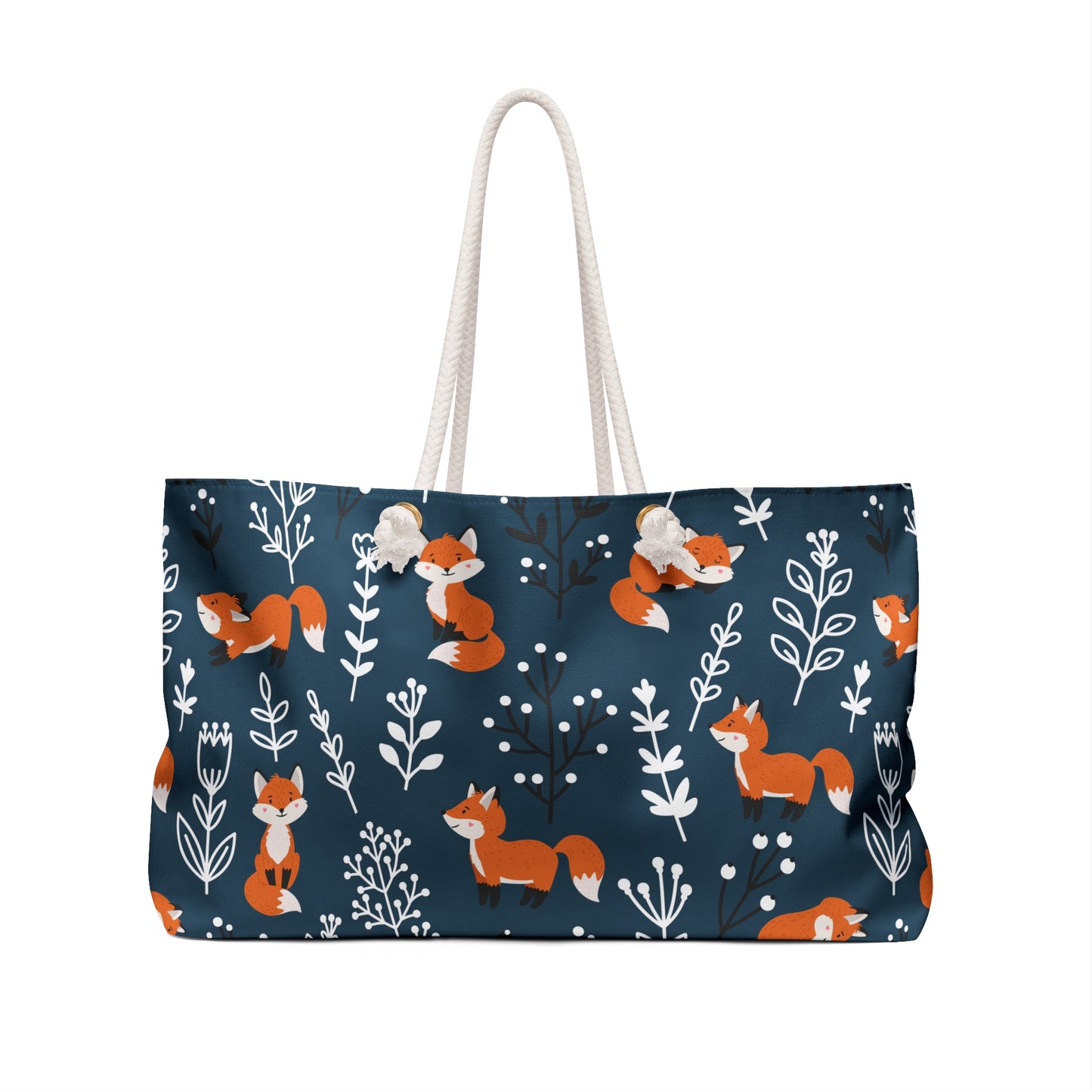 Happy Foxes Weekender Bag
