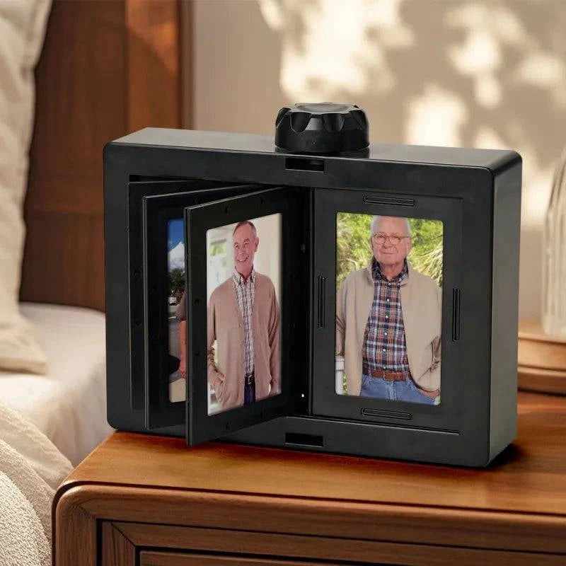 Custom Rotating 24 Photos Carousel Display