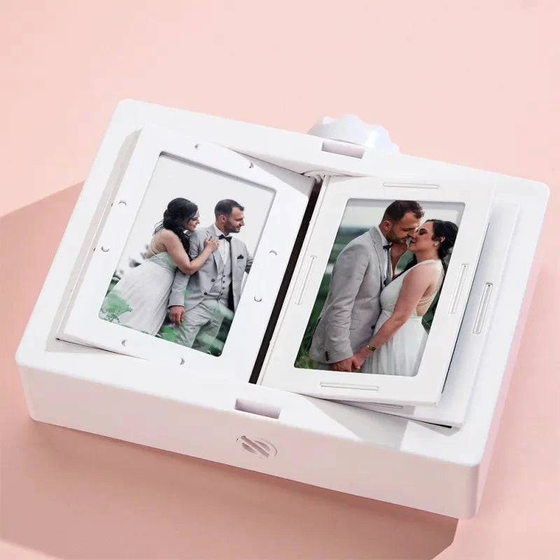 Custom Rotating 24 Photos Carousel Display