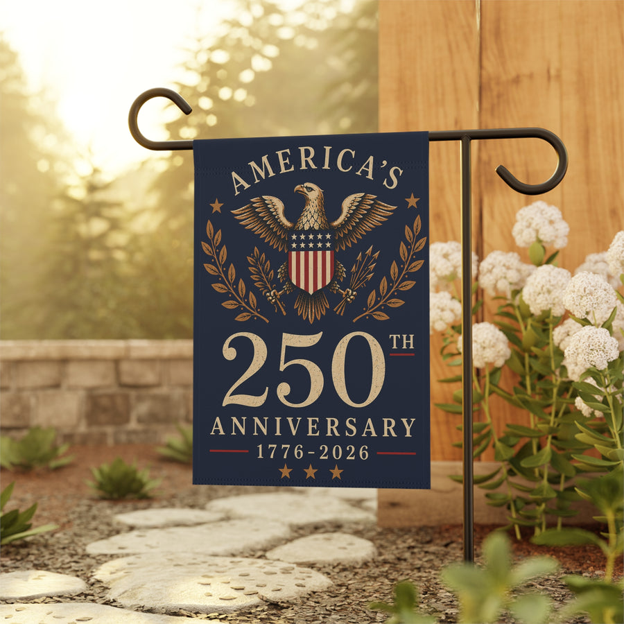 Patriotic Eagle Garden & House Banner
