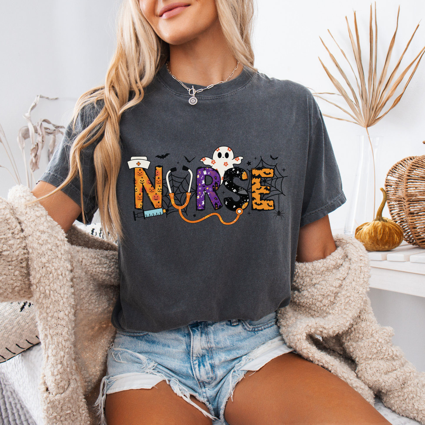 Halloween Nurse T-shirt