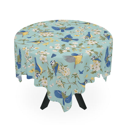 Chinoiserie Birds and Flowers Tablecloth
