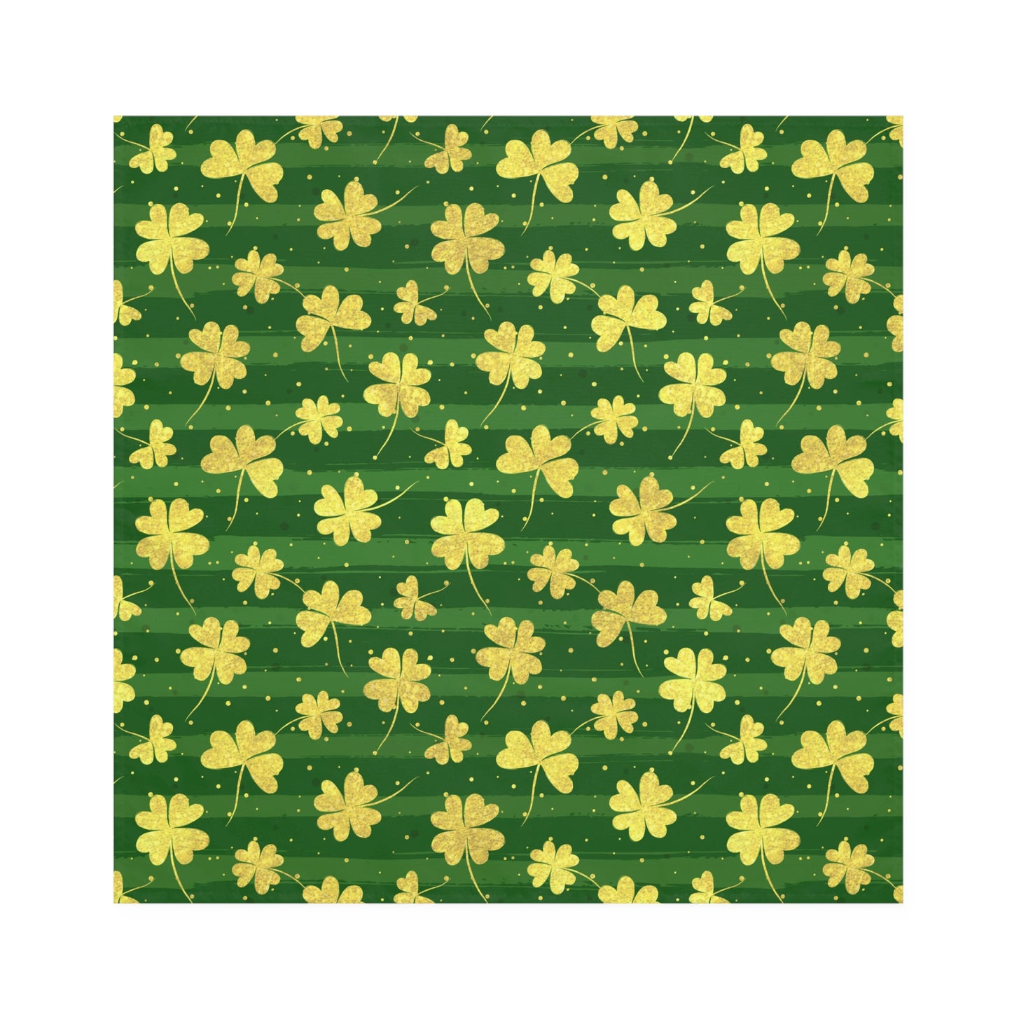Gold Clovers Cloth Napkins 4 Pack 19x19