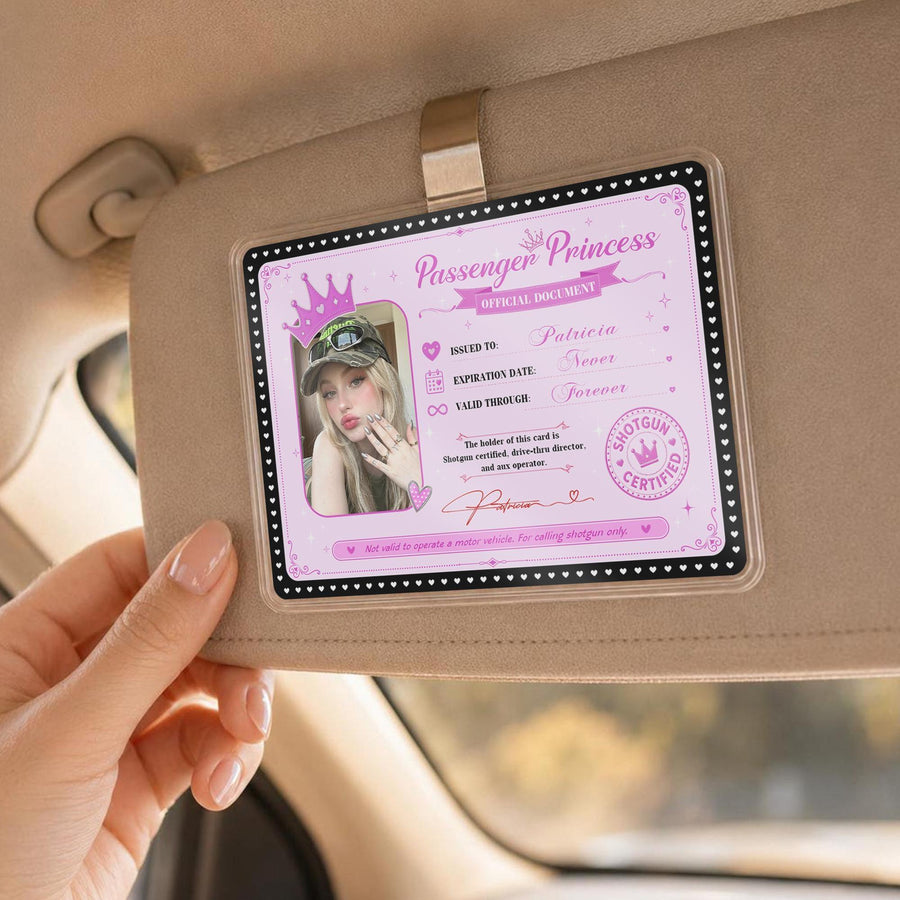 Personalized Passenger Princess Card